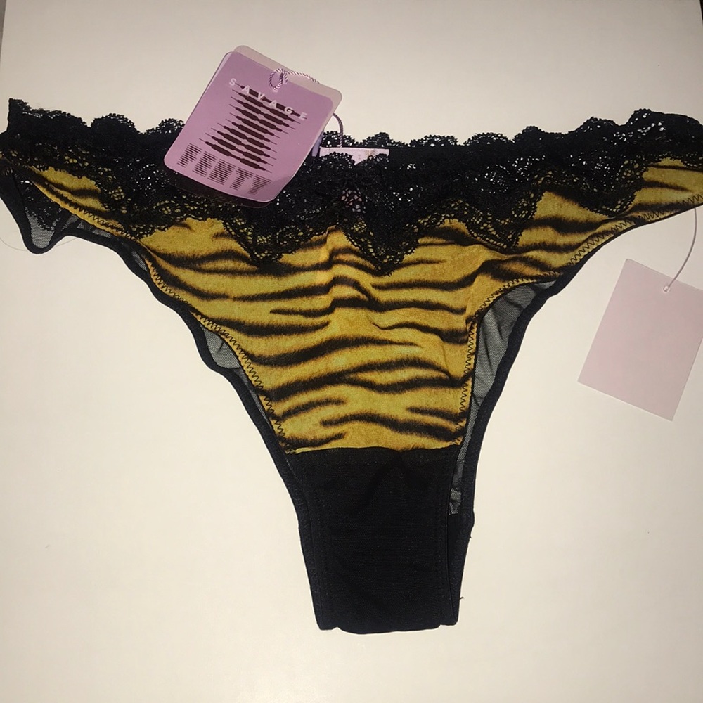 Black savage x fenty tiger print underwear undies